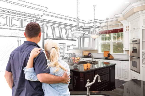 Professional Cabinet Refacing technician working in Germantown, WI